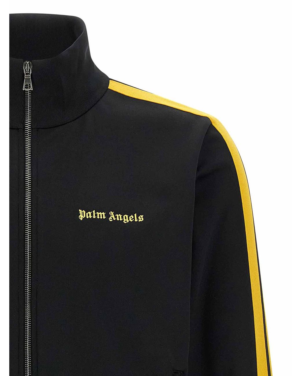Palm Angels Black Track Sweatshirt for men