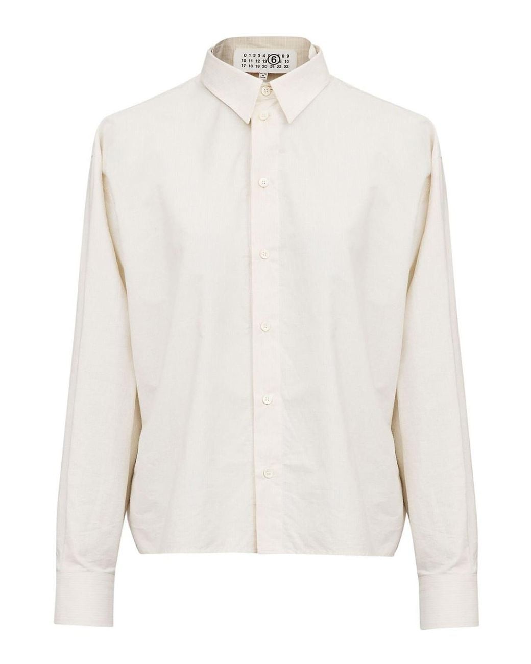 MM6 by Maison Margiela White Strata Shirt