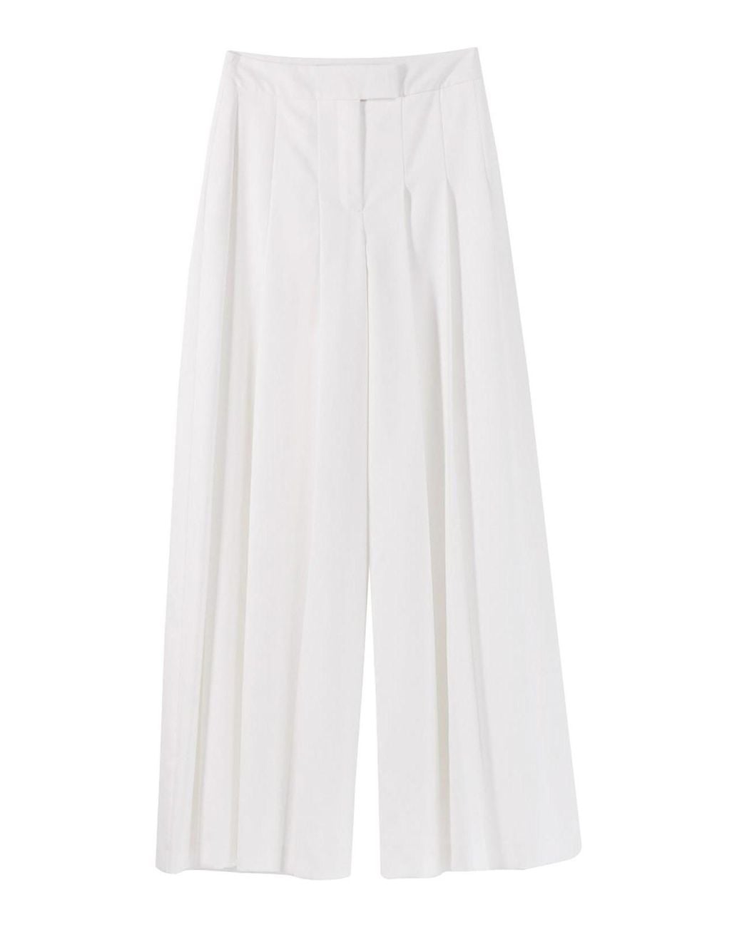 Karl Lagerfeld White Summer Occasion Suite Trousers