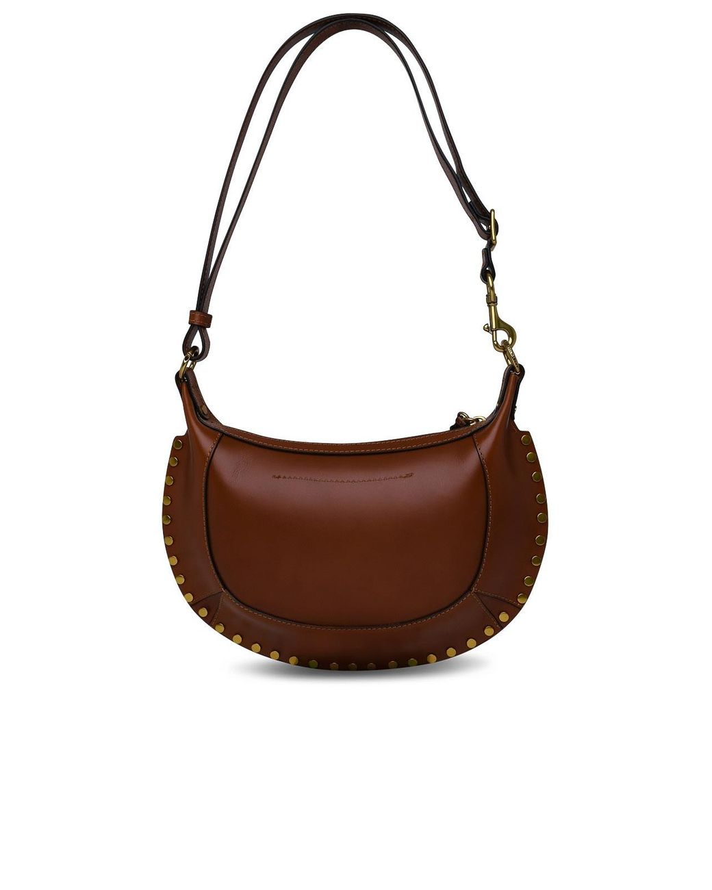 Isabel Marant Oskan brother leather bag - Men|PP0003FAA1C01M50CO ISABLE MARANT Brown Leather Men\'s Bag display picture 1