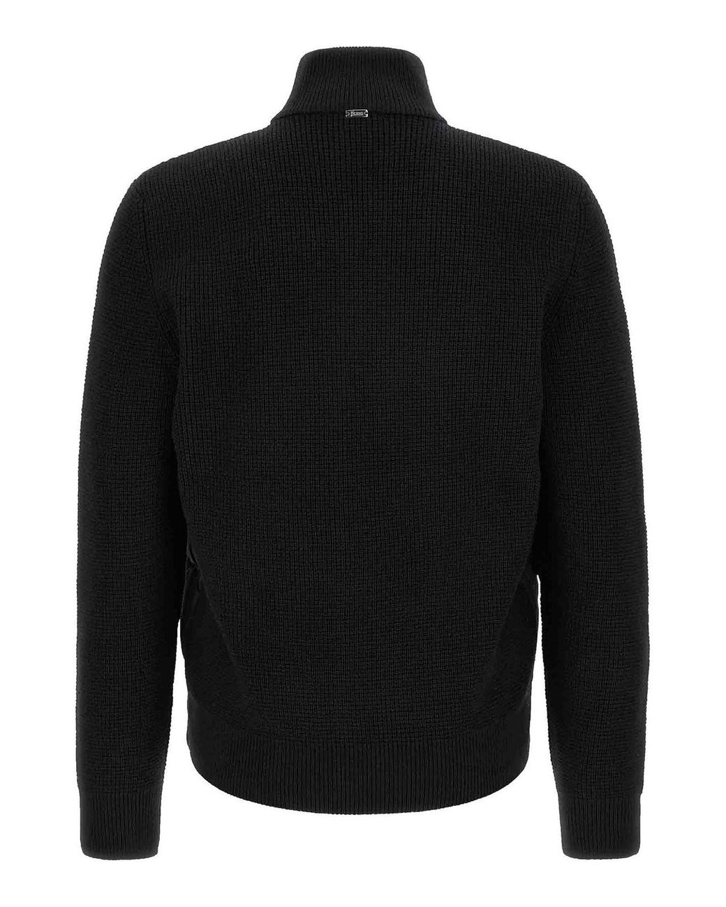 Cardigan Imbottito di Herno in Black da Uomo