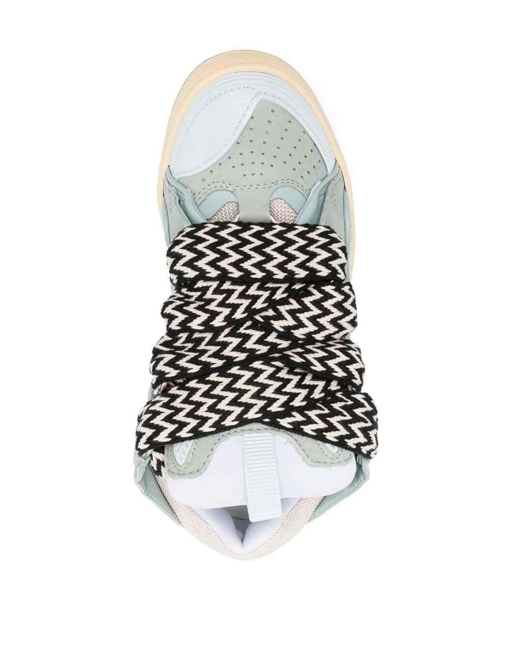 Lanvin White Curb Sneakers Fwskdk02Dra2A21