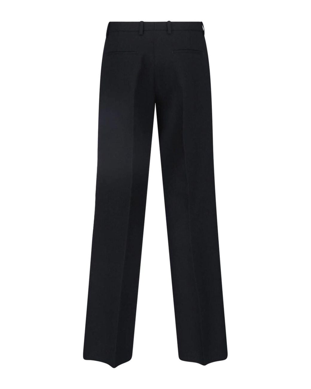 Jil Sander Black Tailored Virgin Wool Trousers for men