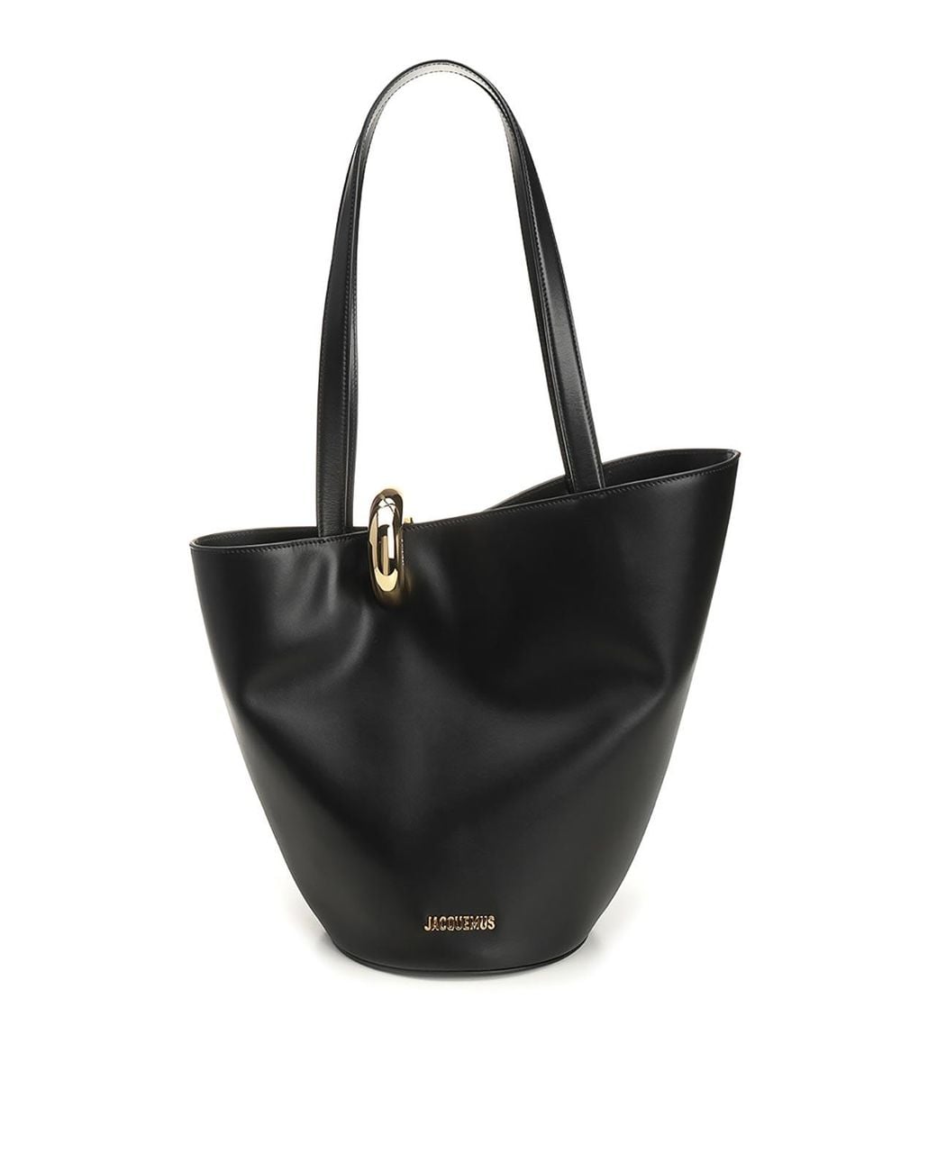 Jacquemus Black Medium "Bambola" Bucket Bag
