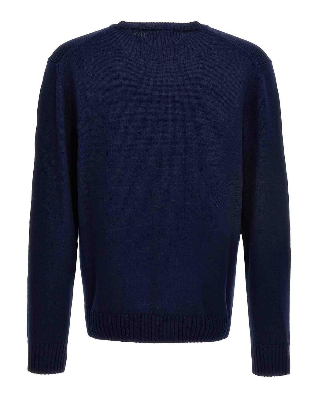 Ballantyne Blue Merino Sweater for men