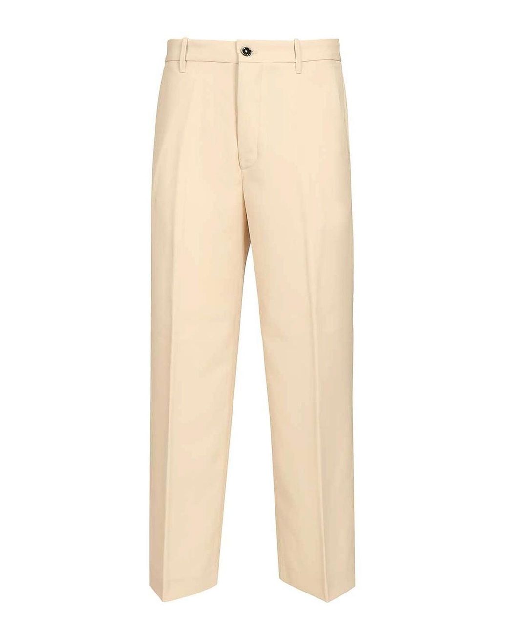 Nine:inthe:morning Natural Tailored Trousers for men