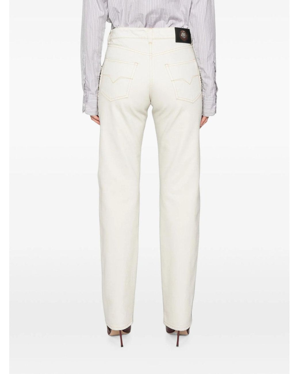 Vaqueros Rectos Versace de color White