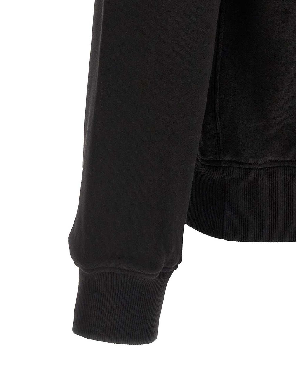 Dolce & Gabbana Black Heraldic Patch Sweatshirt for men
