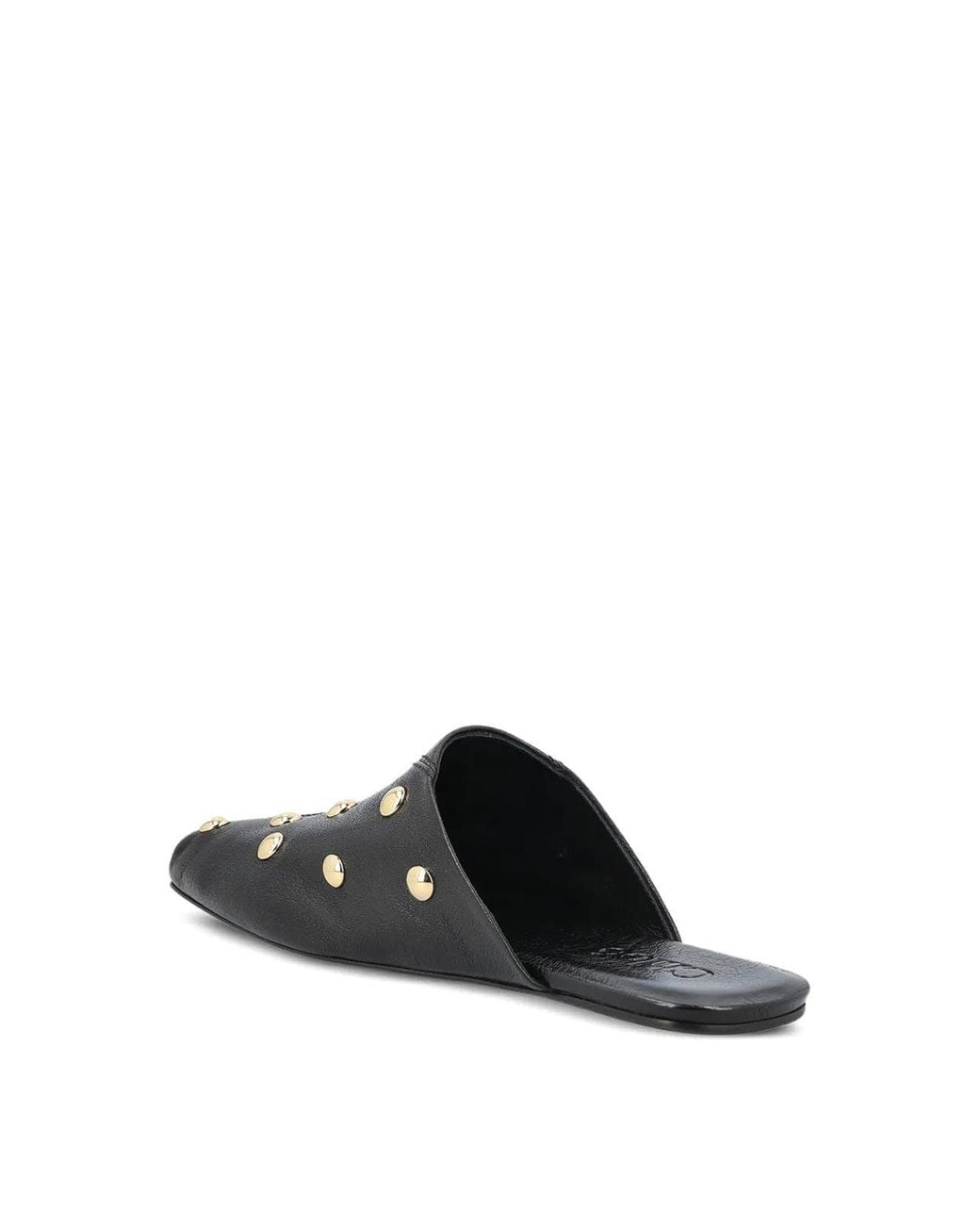 Chloé Black Flat Mules