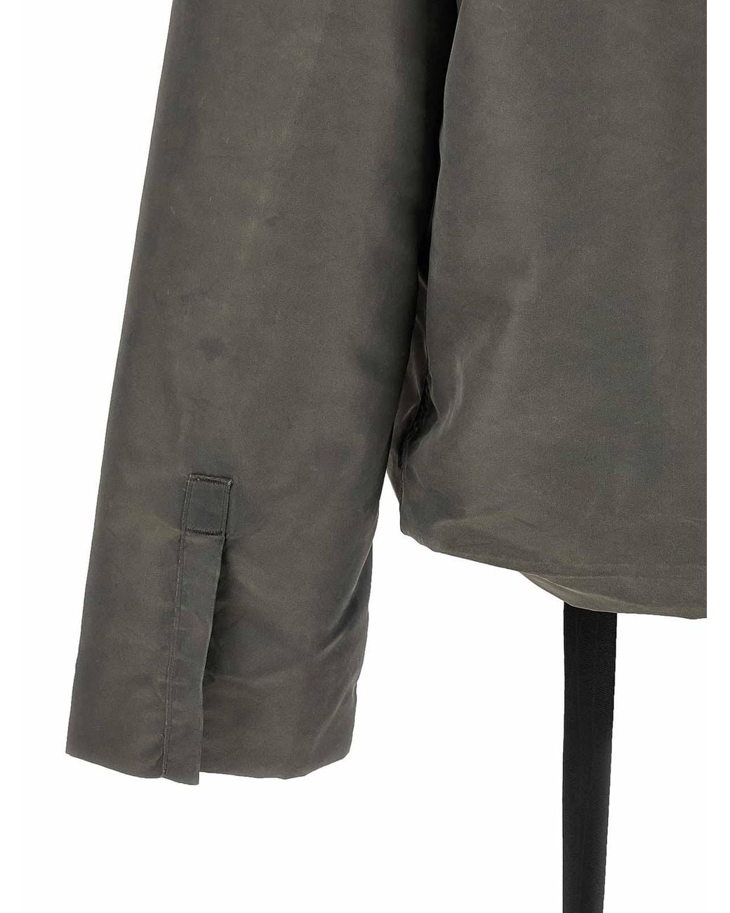 Rick Owens Green Gimp Zipfront Jacket for men
