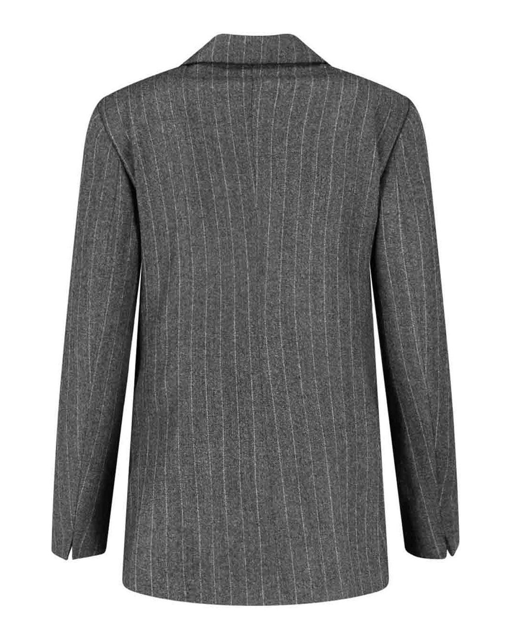 Lardini Black Double-Breasted Blazer