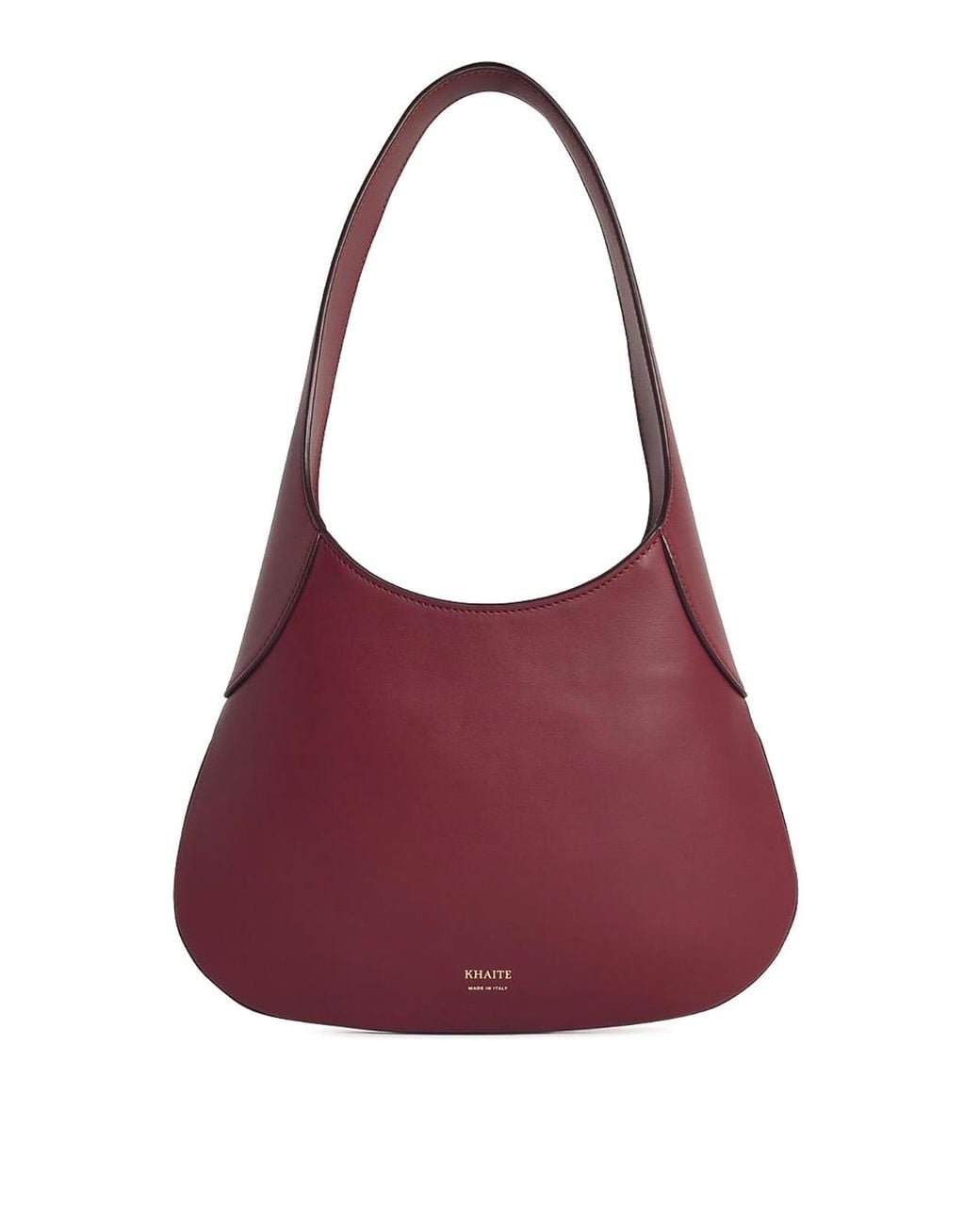 Khaite Purple Joan' 'Oxblood' Small Burgundy Leather Bag