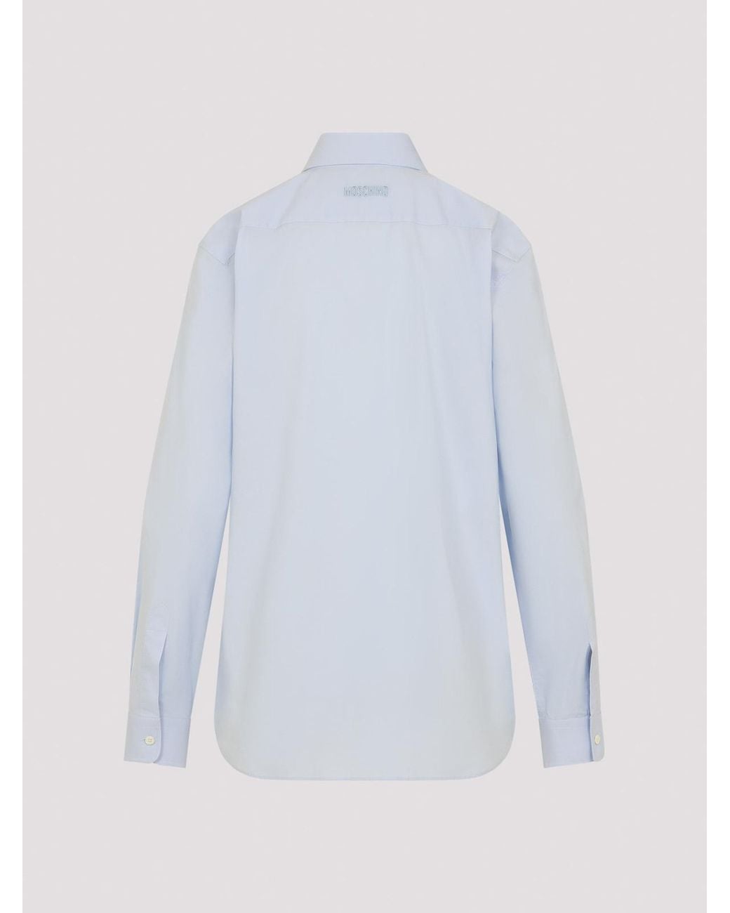 Moschino Blue Cotton Shirt