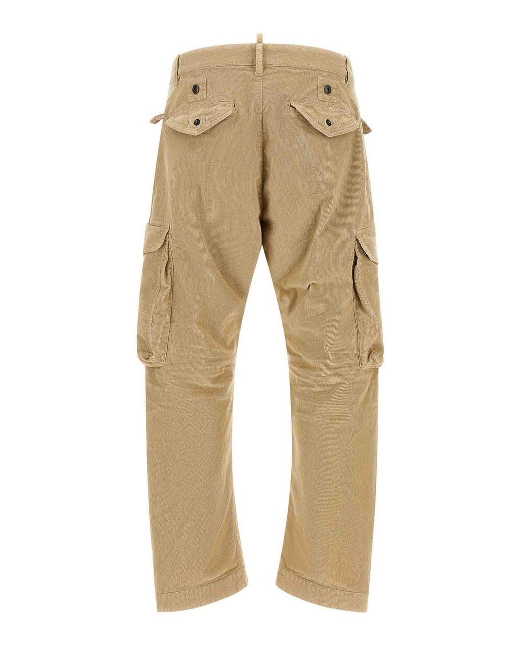 Pantaloni Multitasche di DSquared² in Natural da Uomo