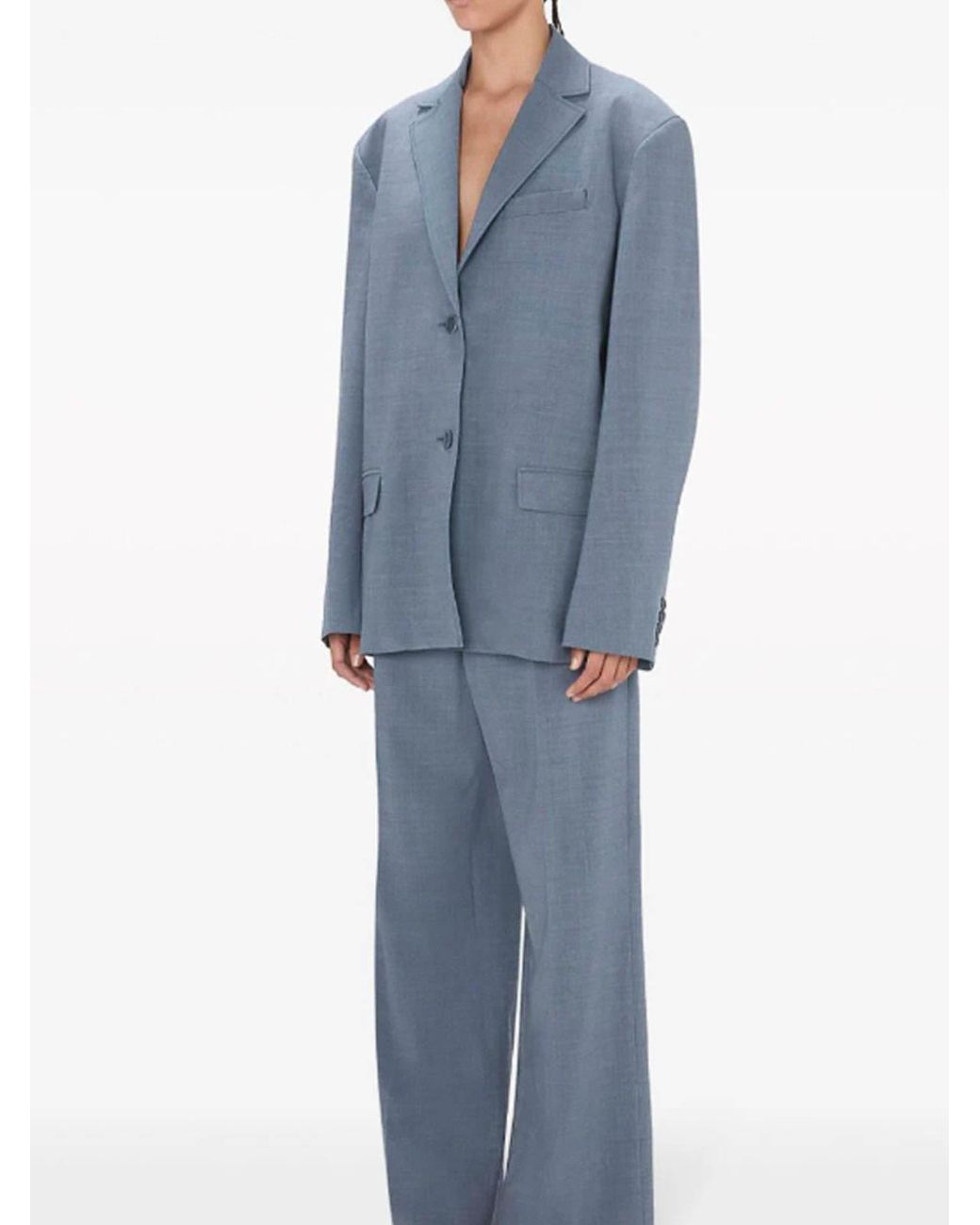 J.W. Anderson Blue Single-Breasted Jacket