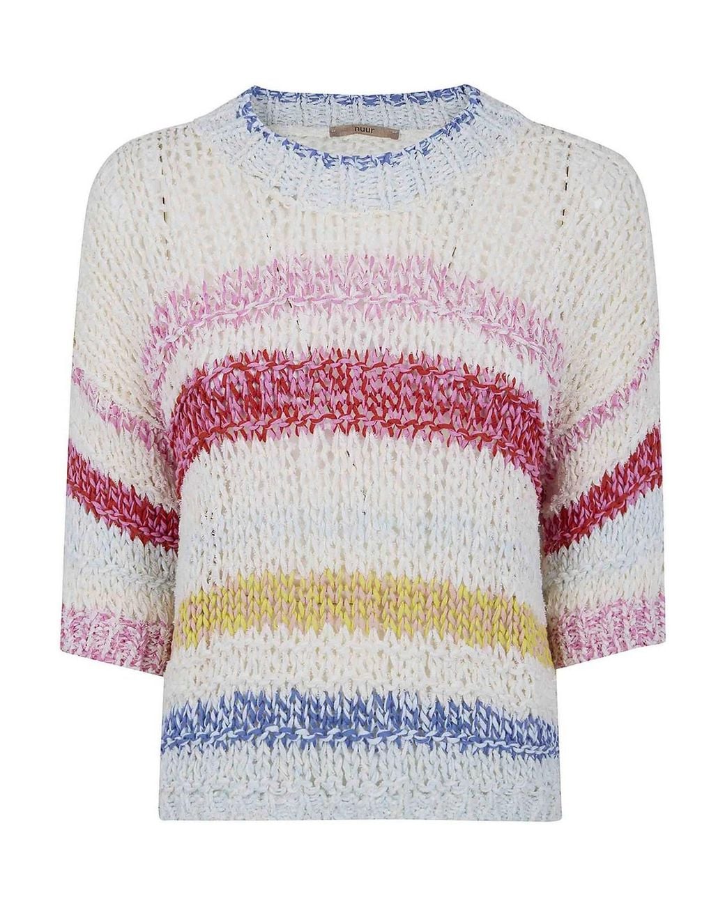 Suéter Cuello Redondo Nuur de color Gray