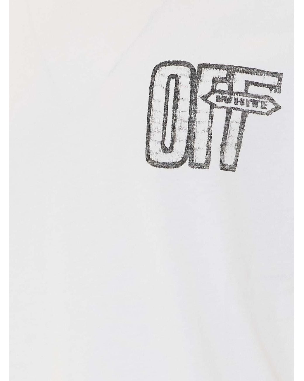 Off-White c/o Virgil Abloh White Motion Arrow Skate T-Shirt for men