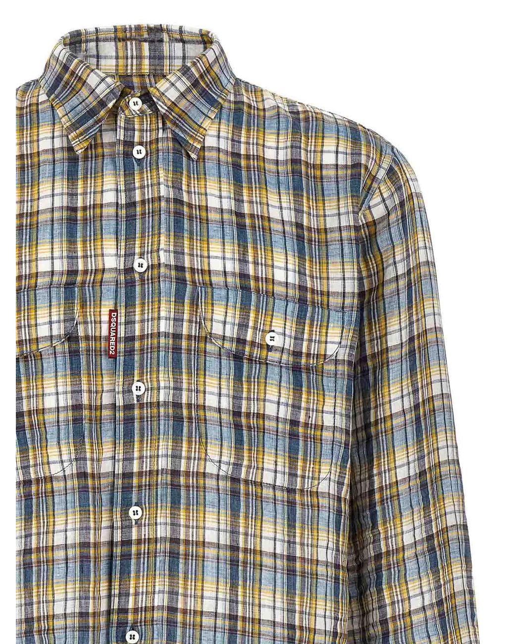 DSquared² Multicolor Canadian Vintage Shirt for men