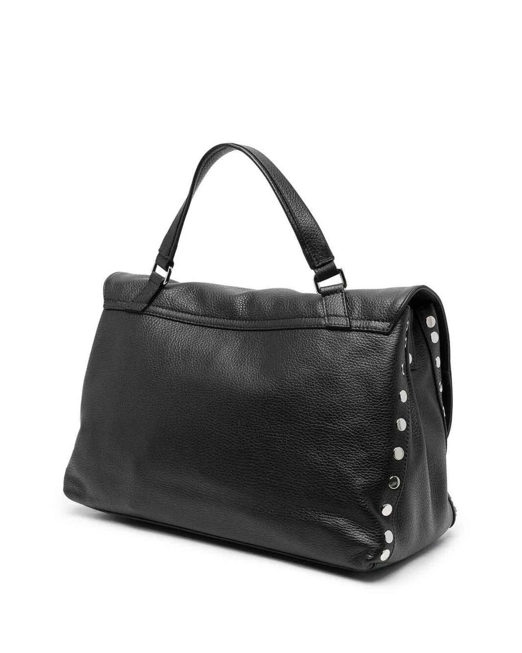 Zanellato Black Medium Postina Daily Giorno Bag