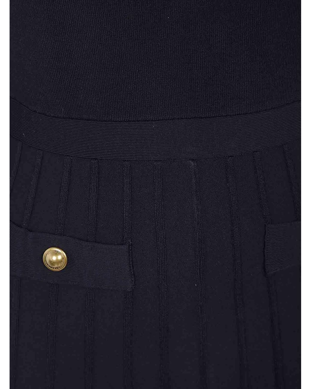 Michael Kors Black Polo Flare Mini Dress