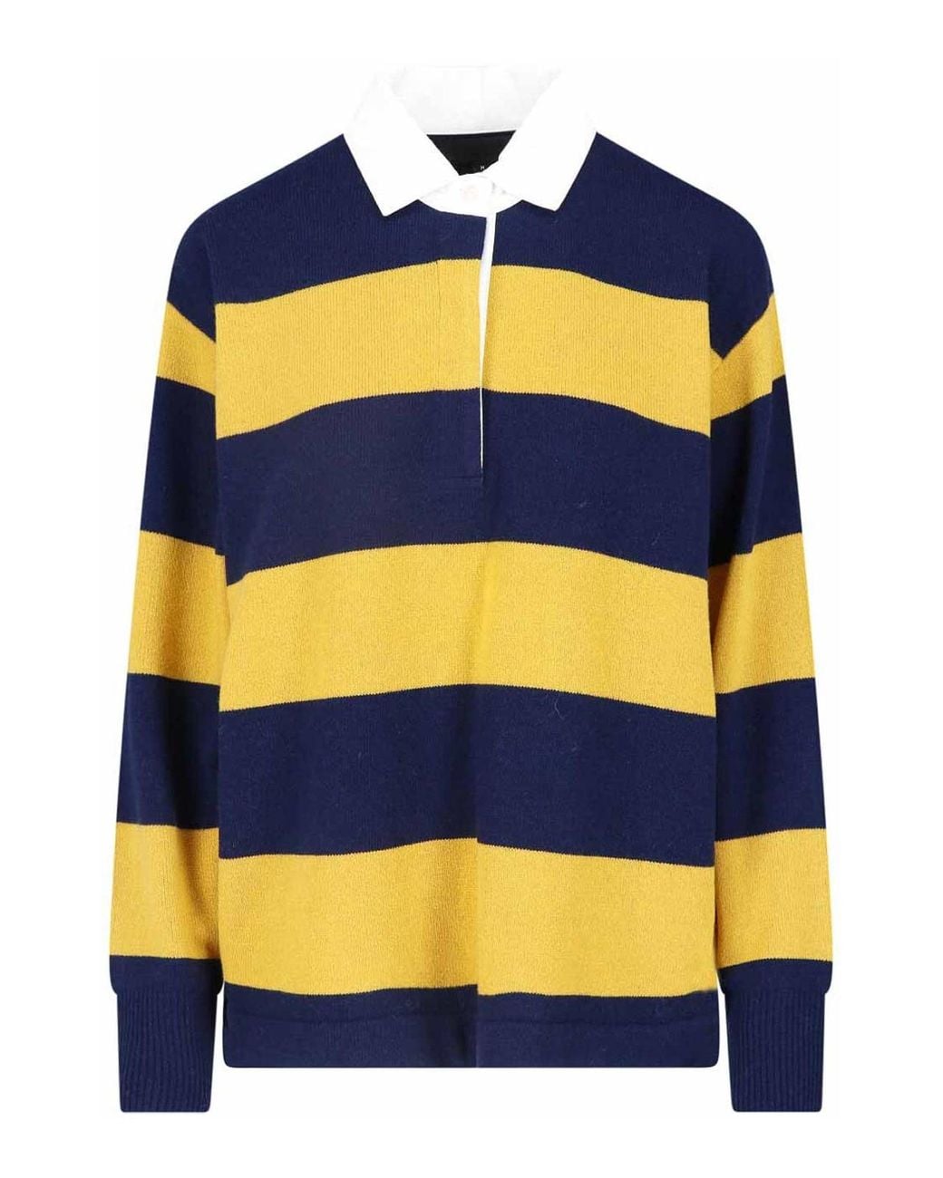 Nili Lotan Blue Rugby Sweater