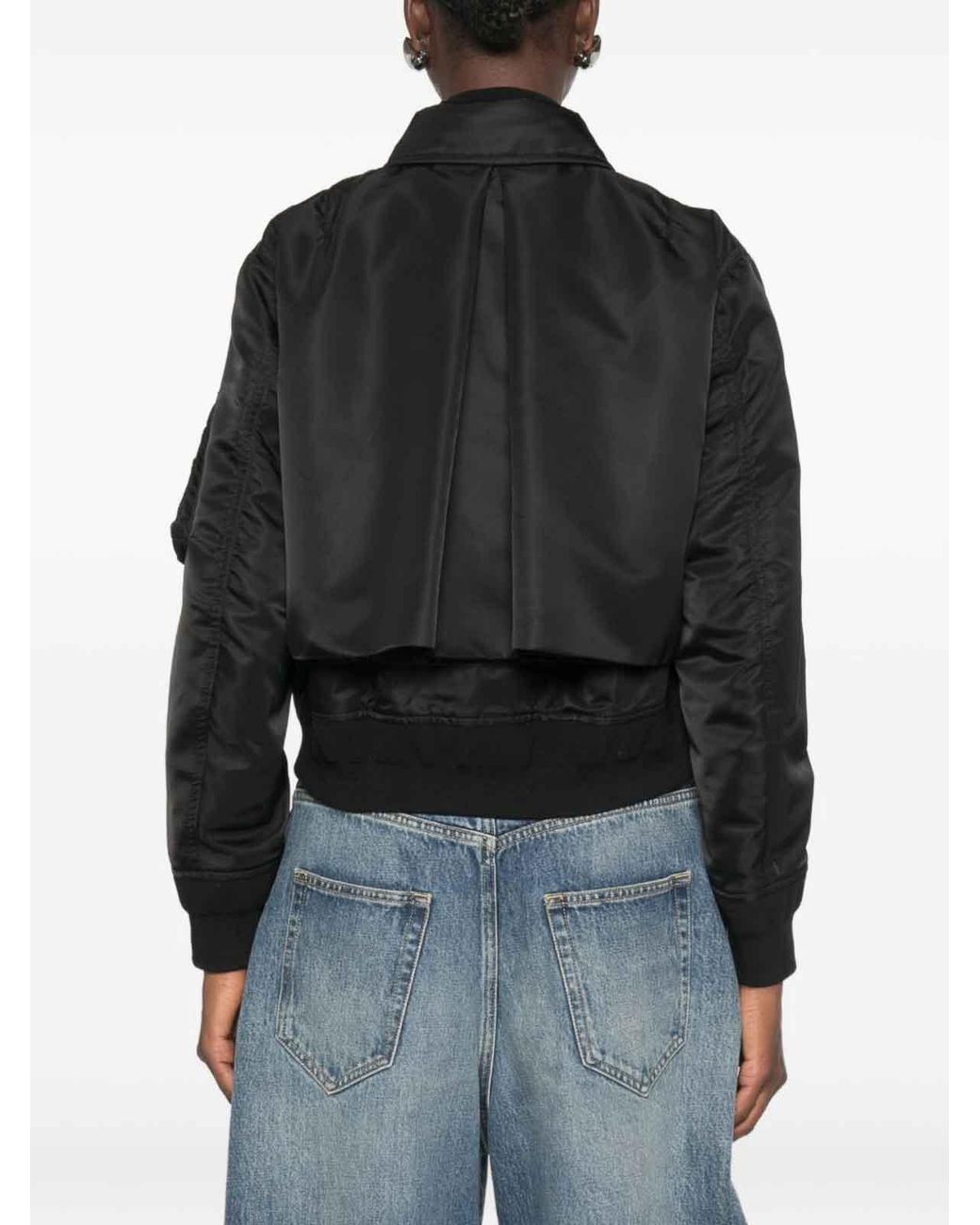 Sacai Black Short Jacket