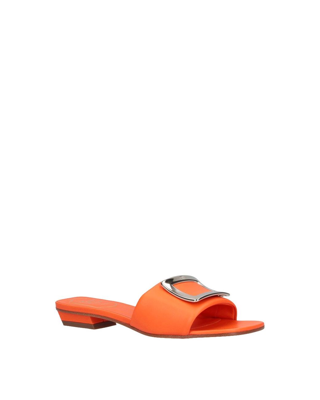 Roger Vivier Orange Buckle Sandals