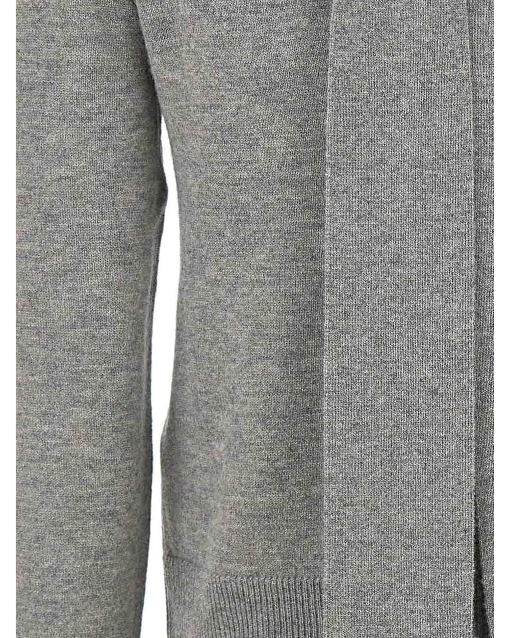 ROTATE BIRGER CHRISTENSEN Gray Wool Sweater