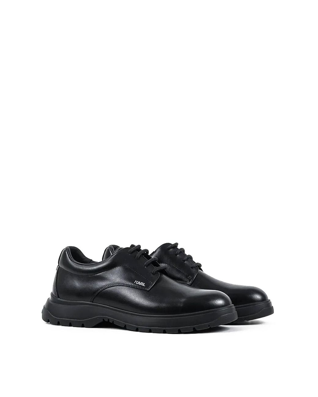 Karl Lagerfeld Black Magnus Derby Lace for men