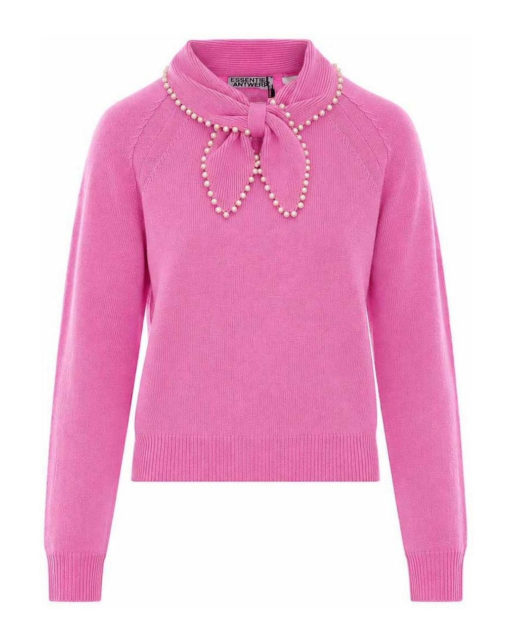 Essentiel Antwerp Pink Kasa Sweater