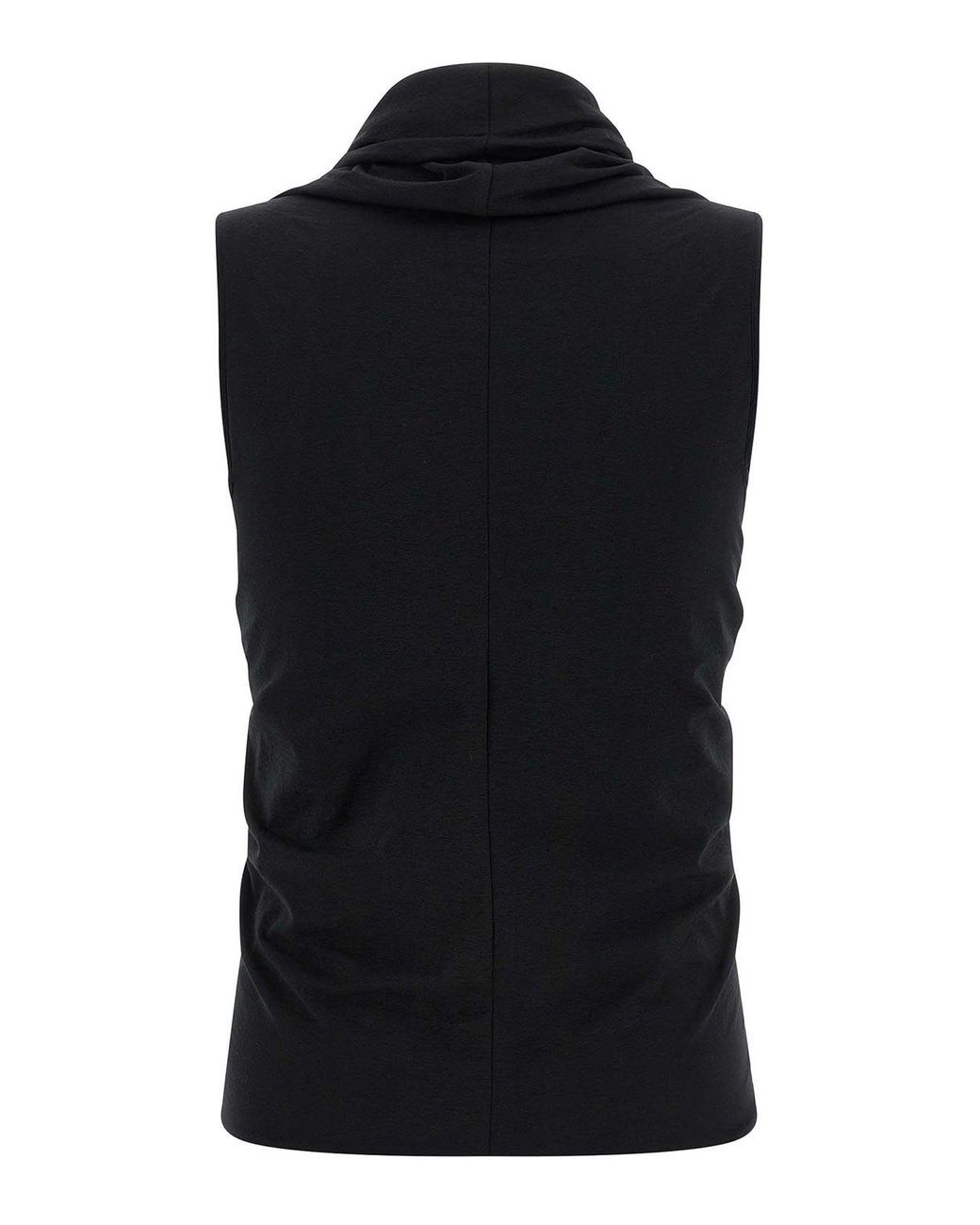 Rick Owens Black Jersey Ss Prong Top