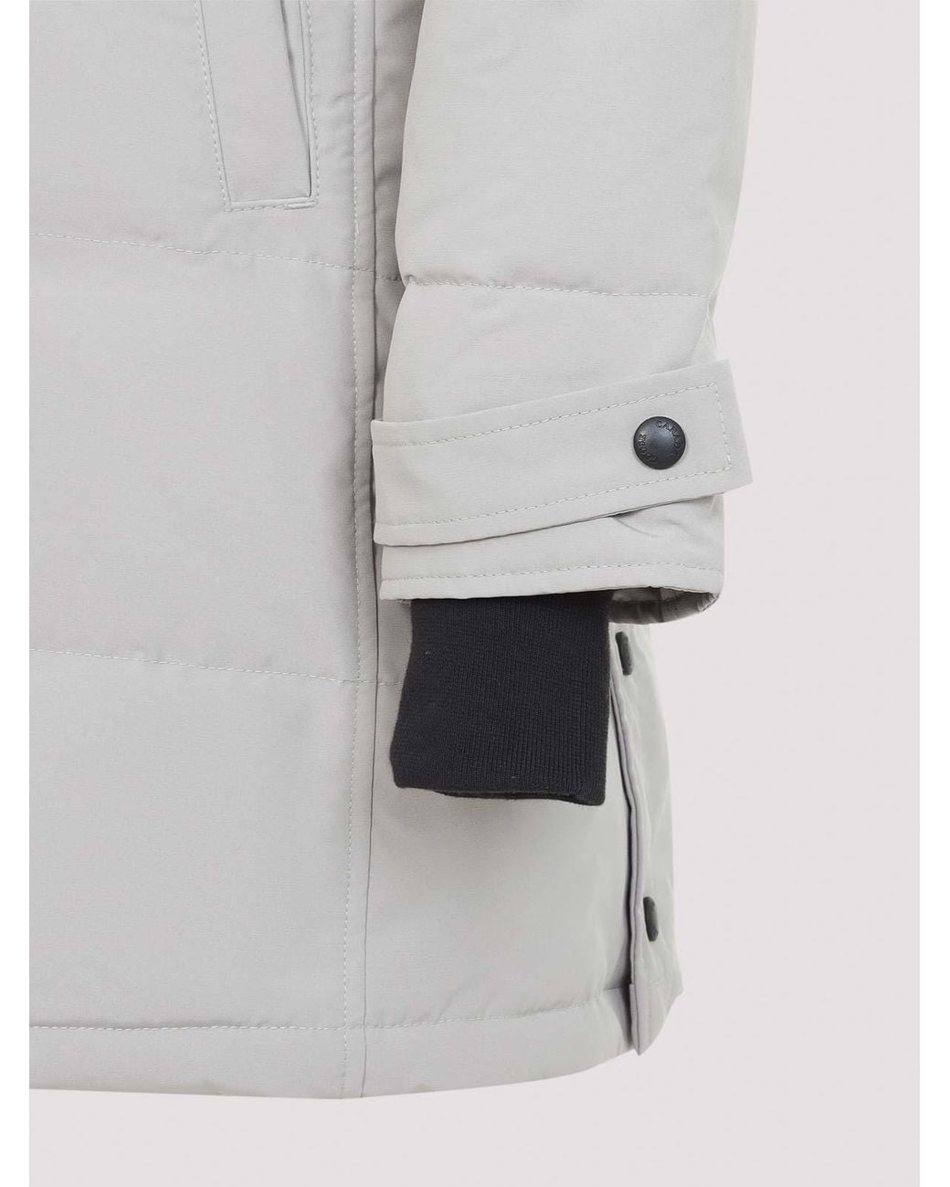 Canada Goose Gray Shelburne Logo Patch Parka