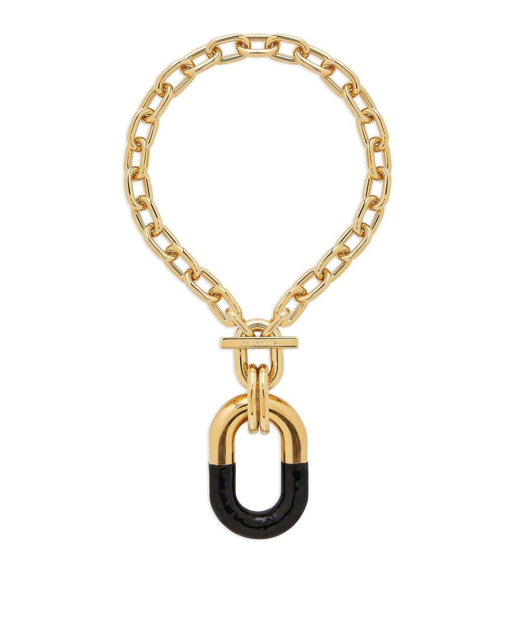 Rabanne Metallic Xl Chain Necklace