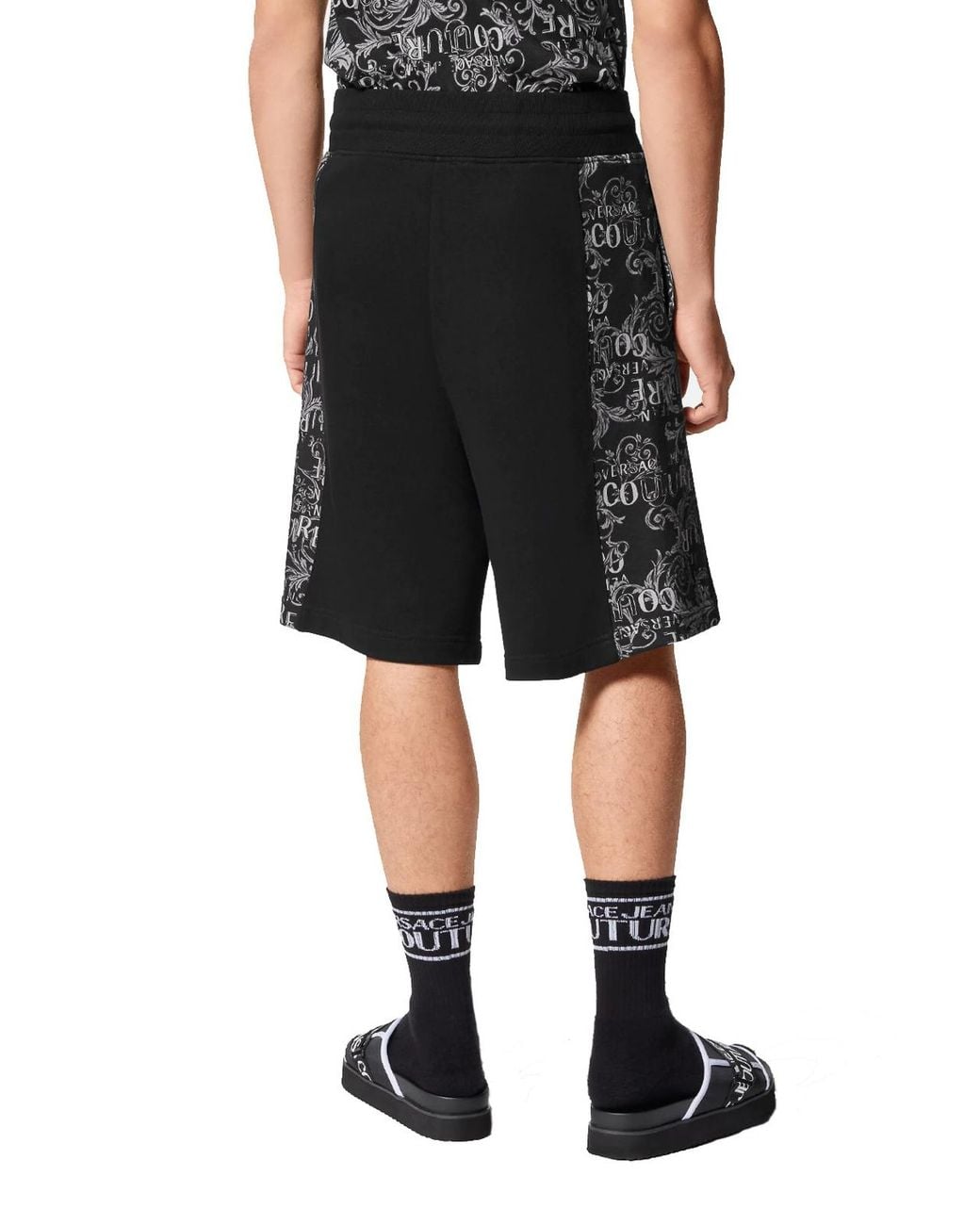 Versace Jeans Couture Black Bermuda for men
