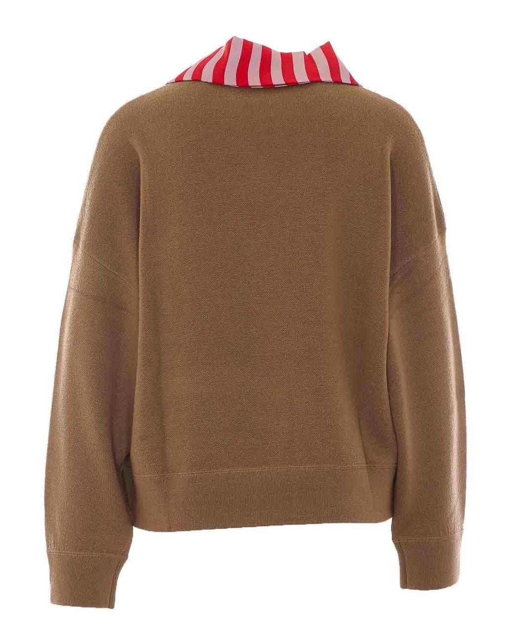 Essentiel Antwerp Brown Kurtis Sweater