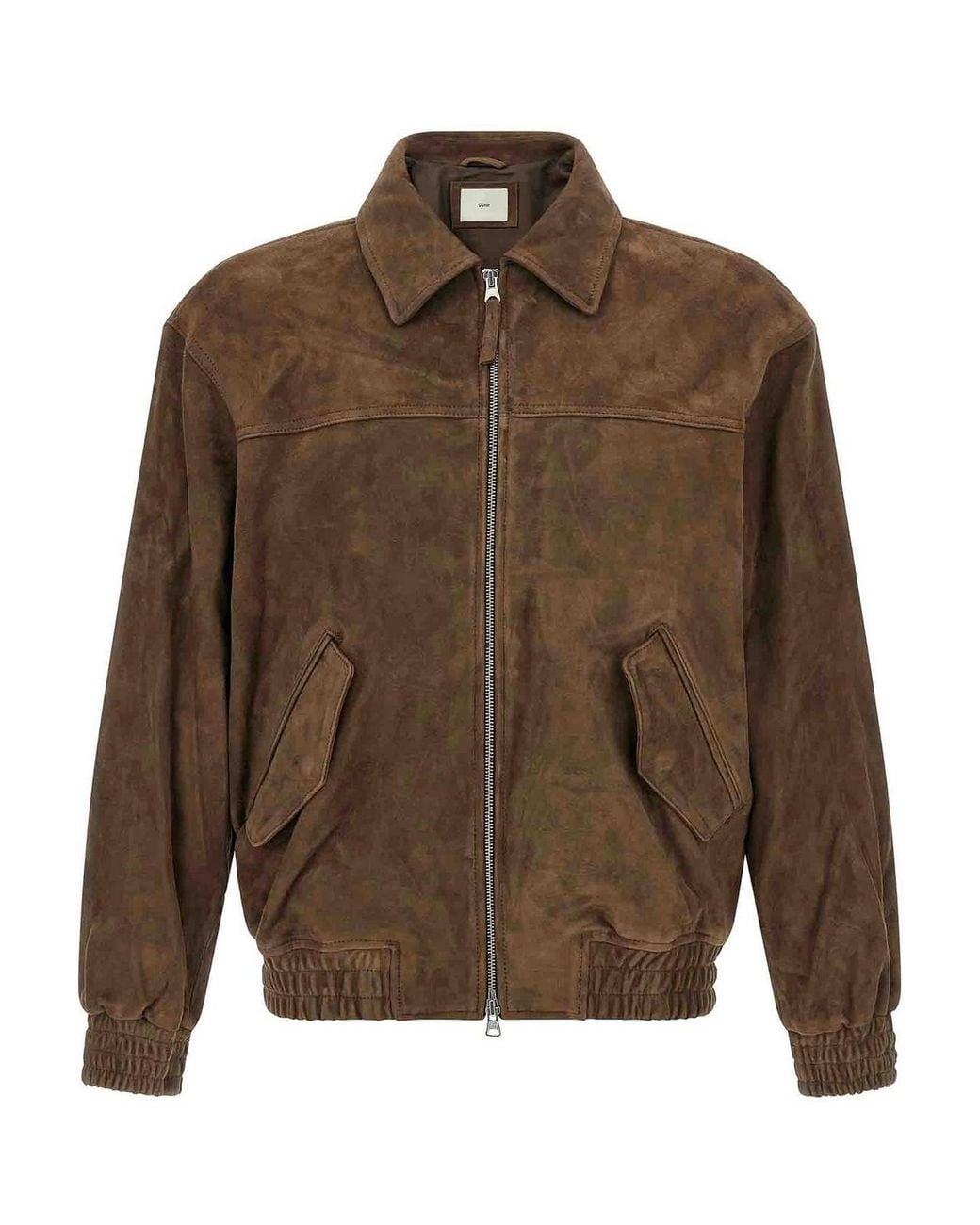 DUNST Brown Suede Blouson for men