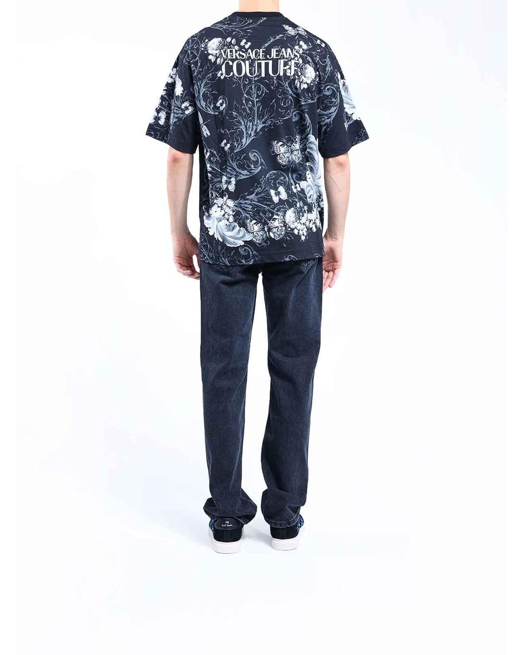 Versace Jeans Couture Blue Tshirt Cabinet De Couriosite for men