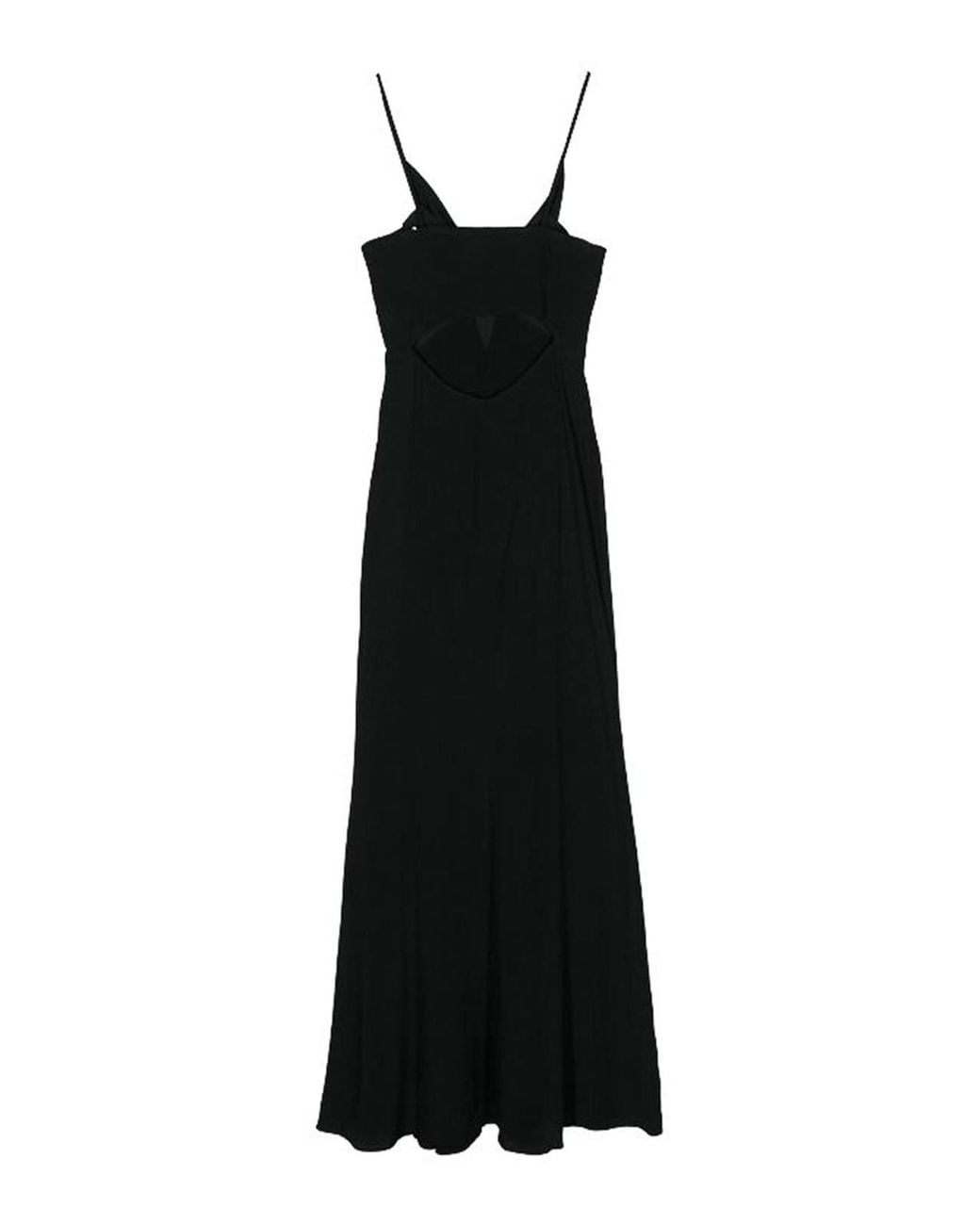 Isabel Marant Black Kapri Cowl-Neck Crepe Maxi Dress
