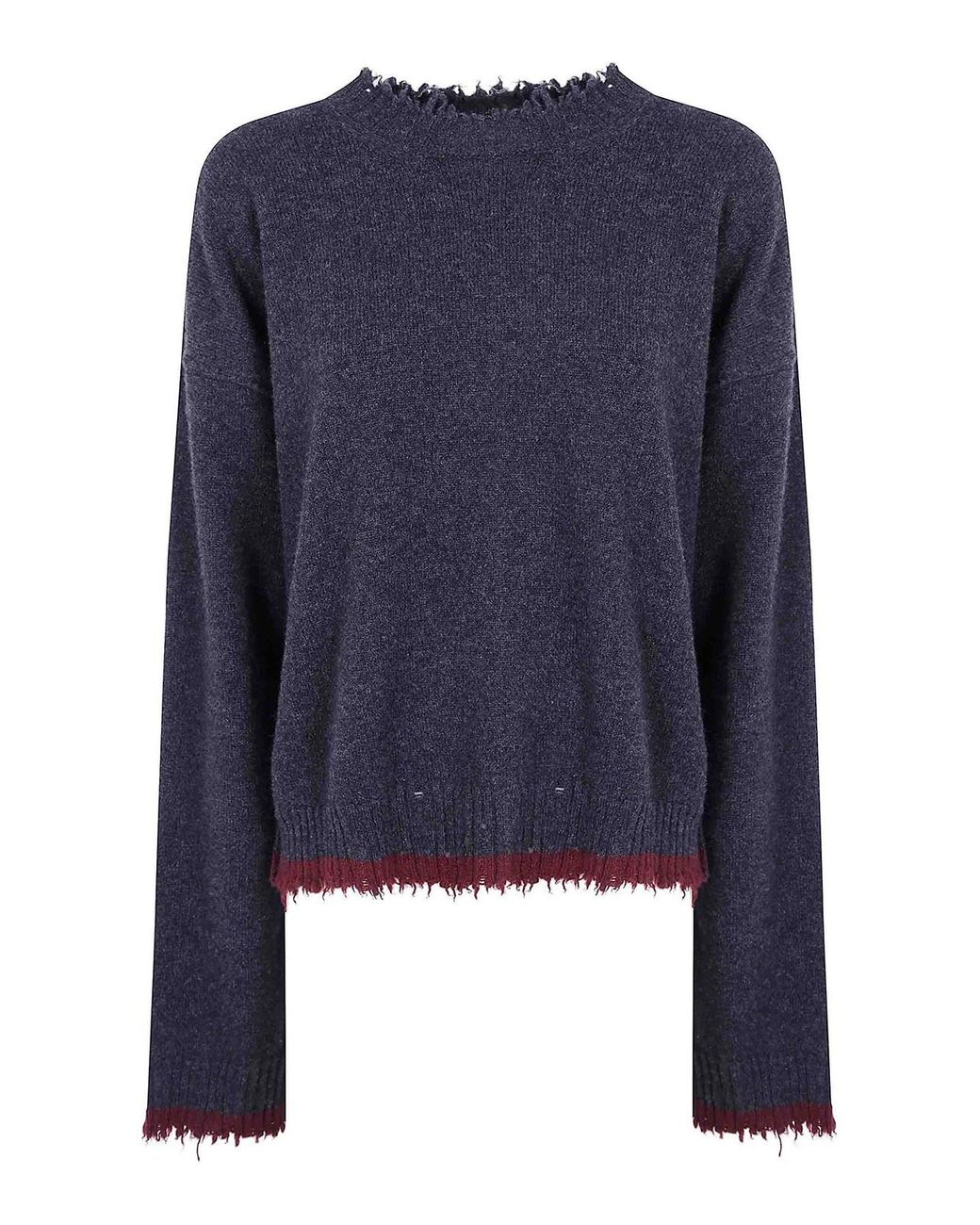 Uma Wang Blue Long Sleeves Top