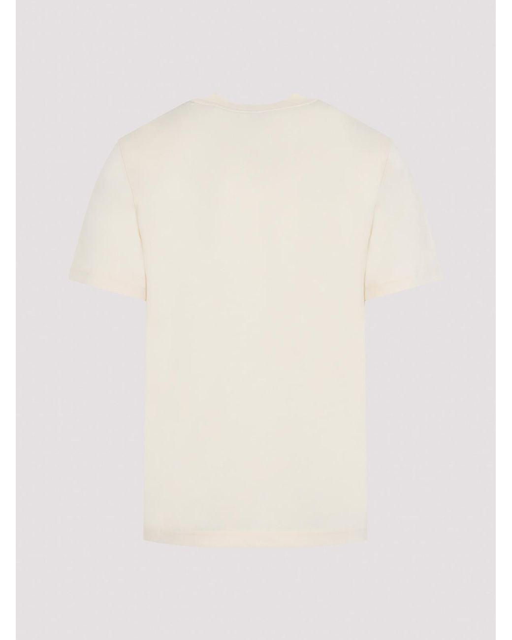 Moncler White Ss T-Shirt for men