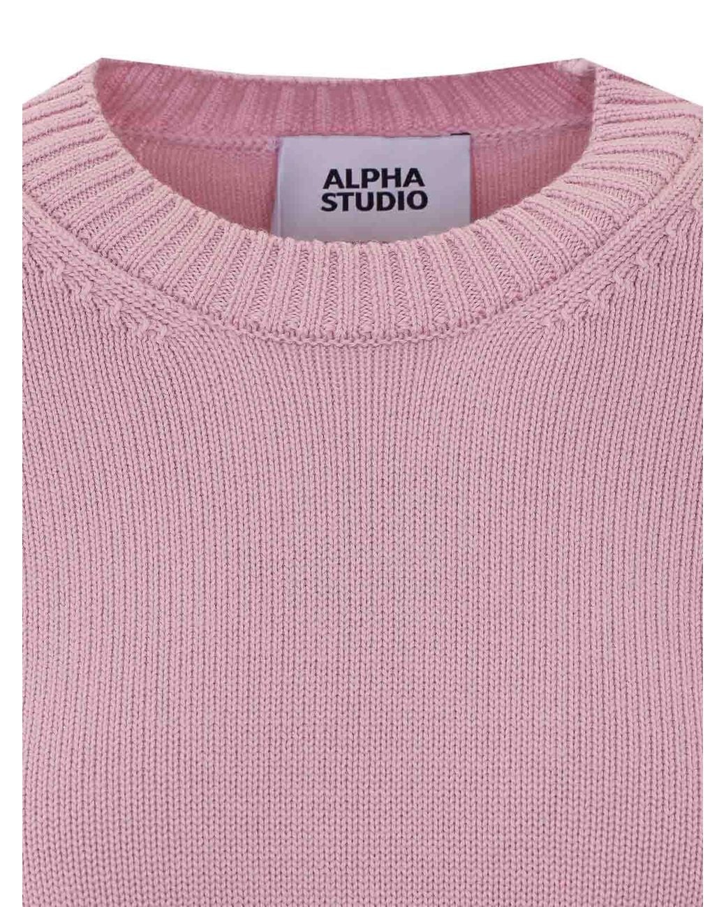 Alpha Studio Pink Sweater
