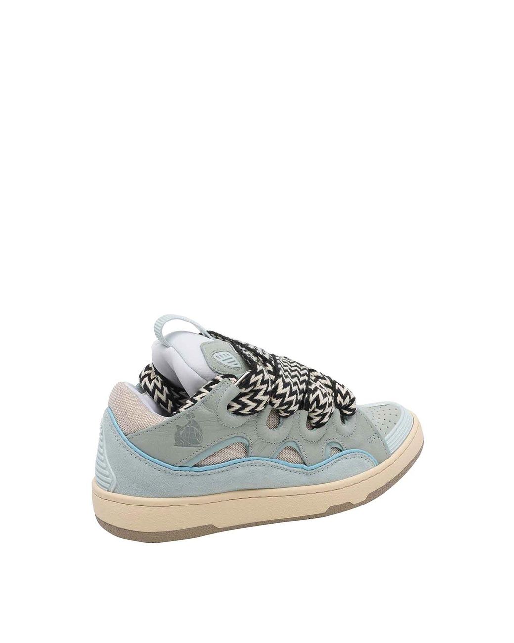 Lanvin White Curb Sneakers