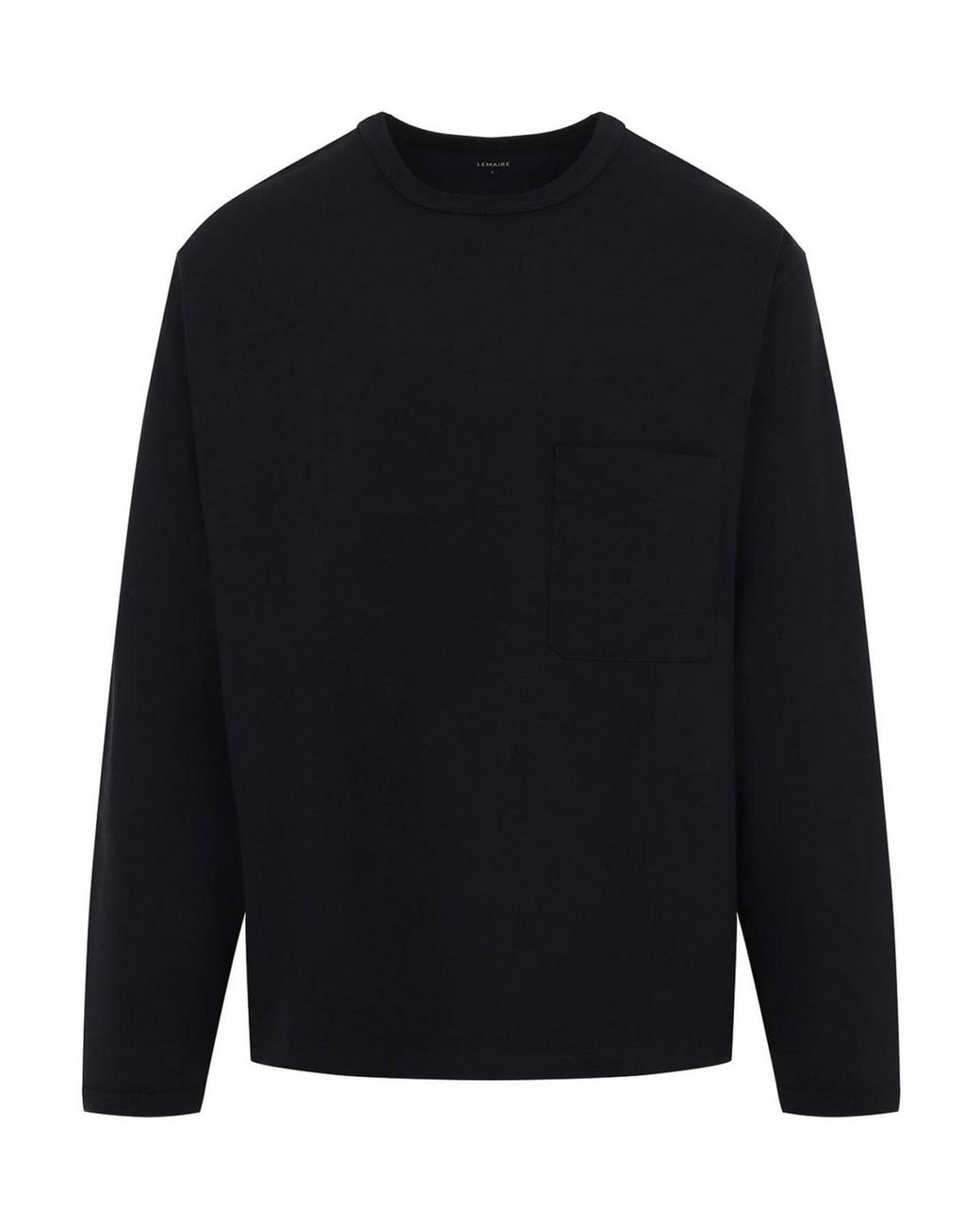 Lemaire Blue Long Sleeve Boxy T-Shirt for men