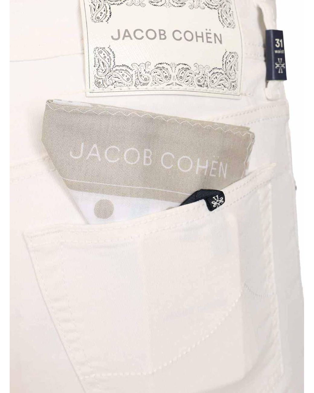 Vaqueros Rectos Jacob Cohen de hombre de color White