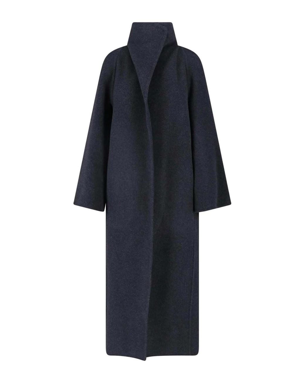Khaite Blue Wool Coat