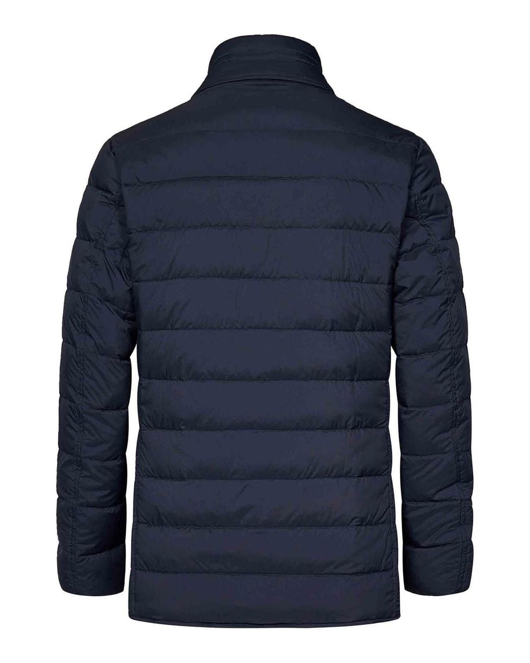 Herno Blue La Giacca Quilted Nylon Down Jacket for men