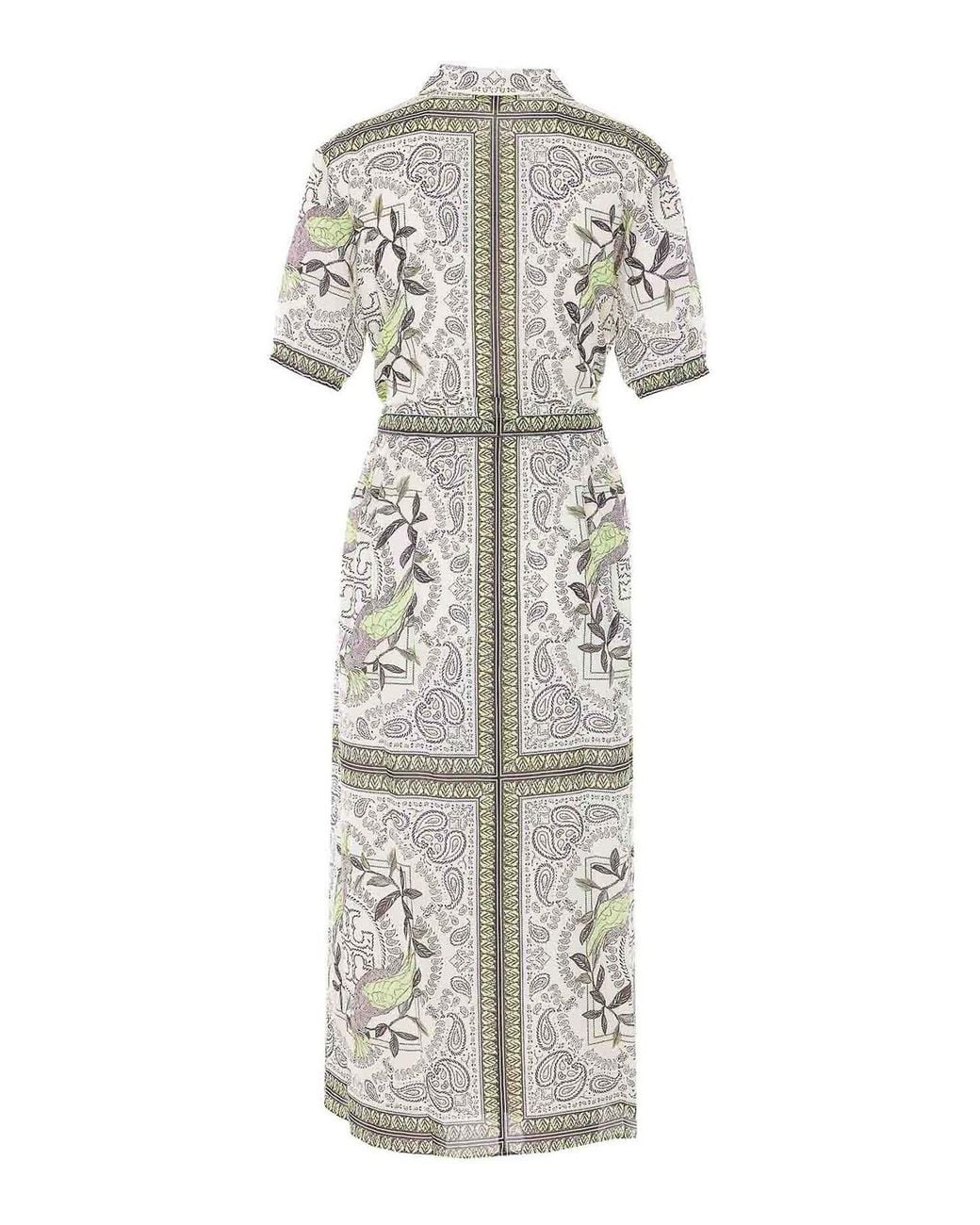 Robe Courte Tory Burch en coloris White