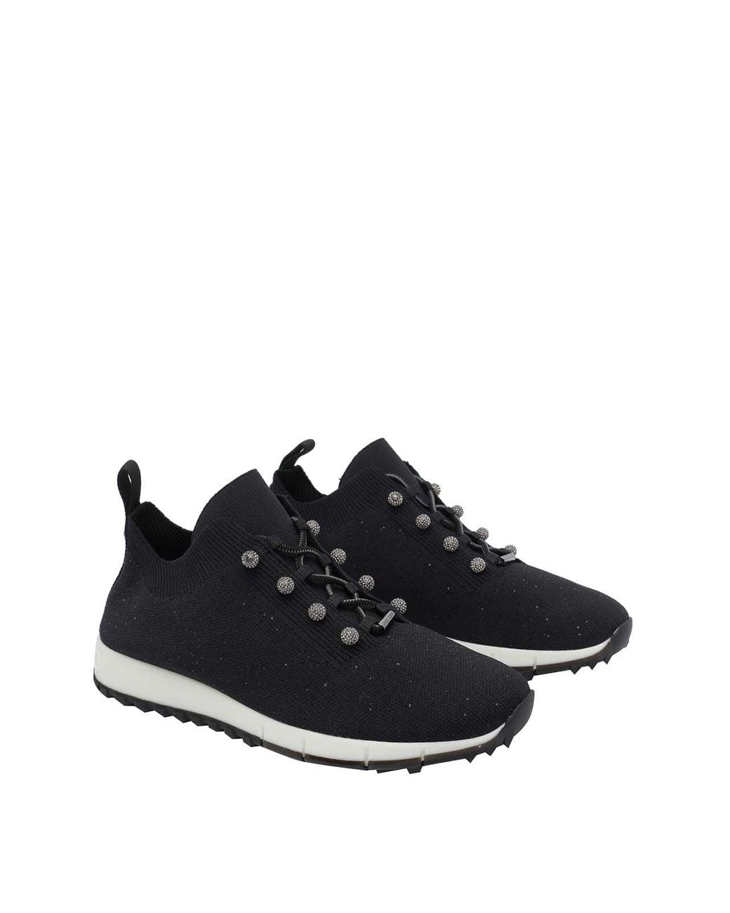 Jimmy Choo Black Veles Sneakers