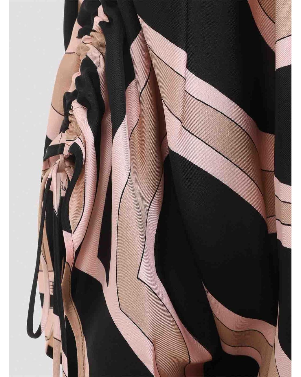 Emilio Pucci Gray Silk Mini Dress