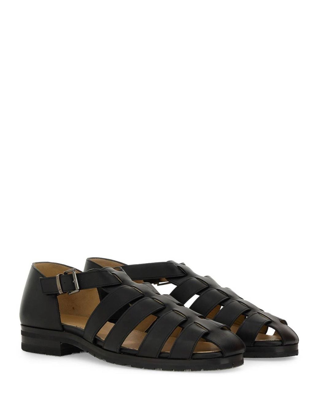 Paraboot Black Sandalo Ferret/Aragon for men